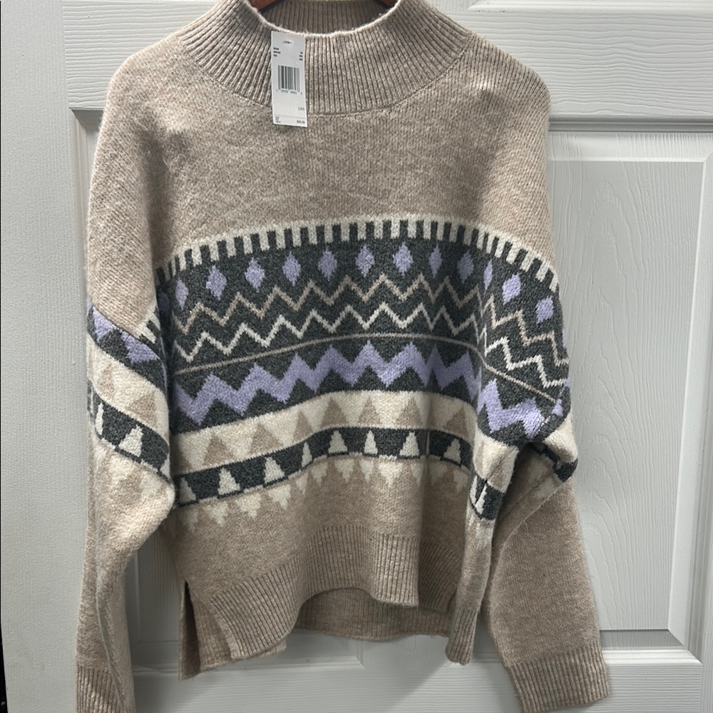 Buffalo Beige Knit Sweater BNWT